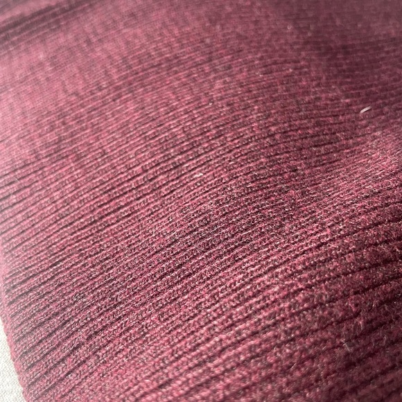 MAROON SWEATER DRESS - Picture 2 of 4